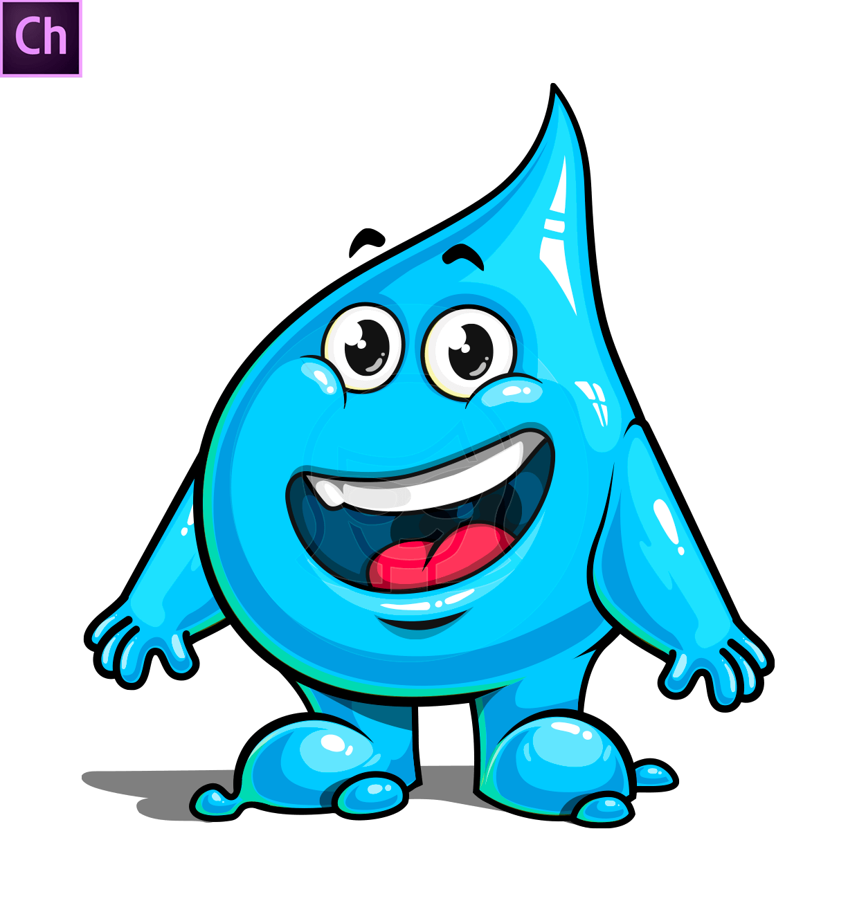 Water Drop Adobe Character Animator Puppet