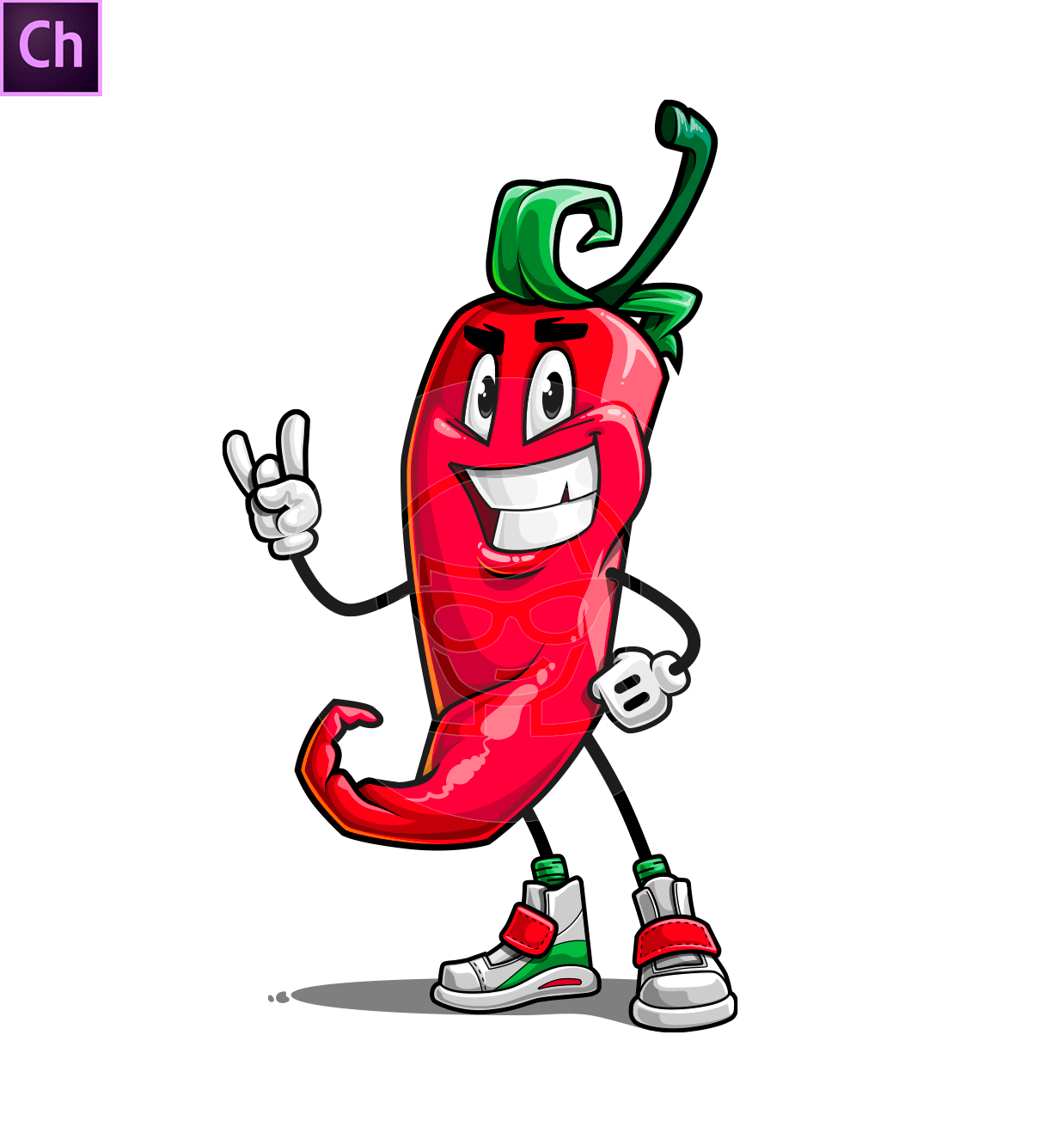 Chili Pepper Character Animator Puppet