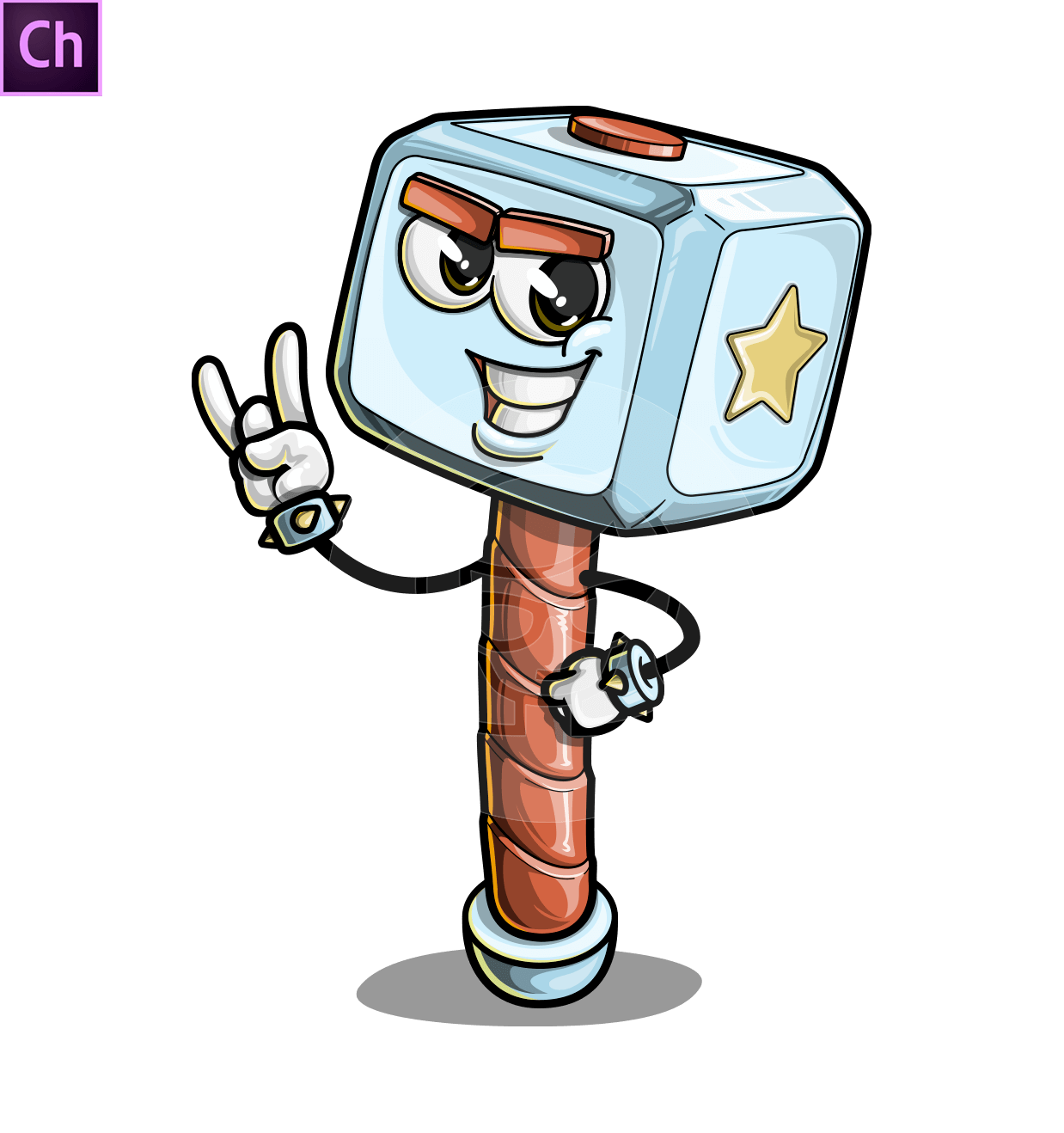 Mallet Character Animator Puppet GraphicMama mallet-character-animator-puppet-graphicmama