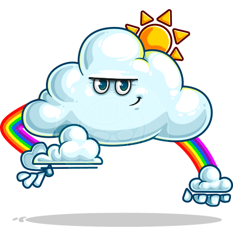 Cute Cloud Character Animator Puppet