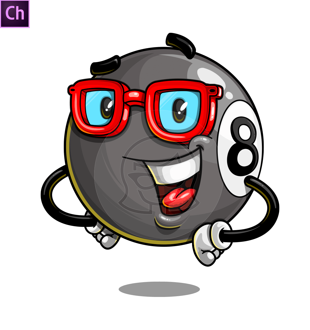 Eight Ball Character Animator Puppet