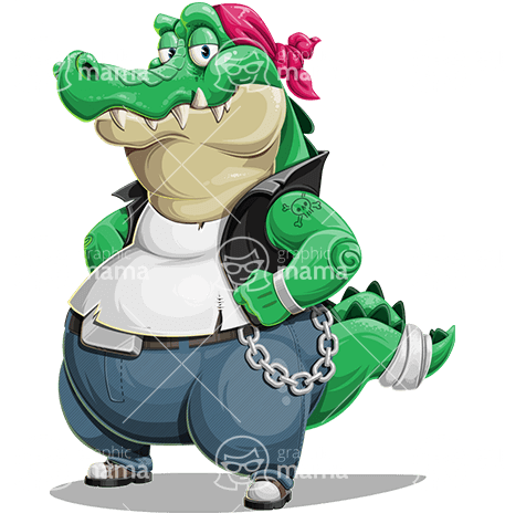 Bad Crocodile Character Animator Puppet