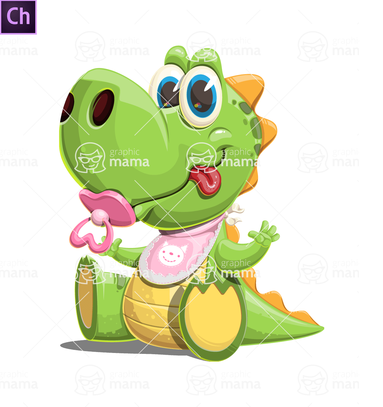 Baby Dino Character Animator Puppet