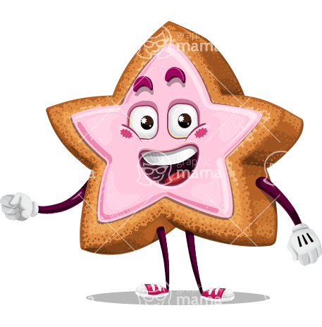 Gingerbread Star Cookie Character Animator Puppet