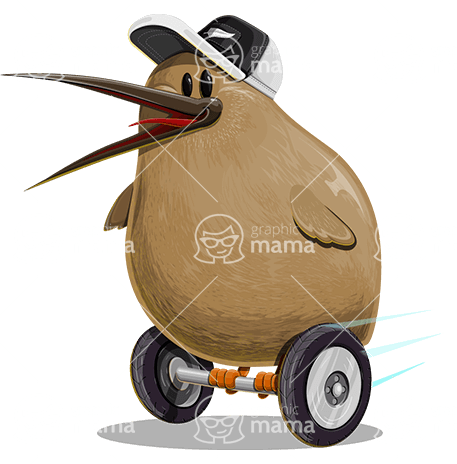 Cute Kiwi Bird Character Animator Puppet