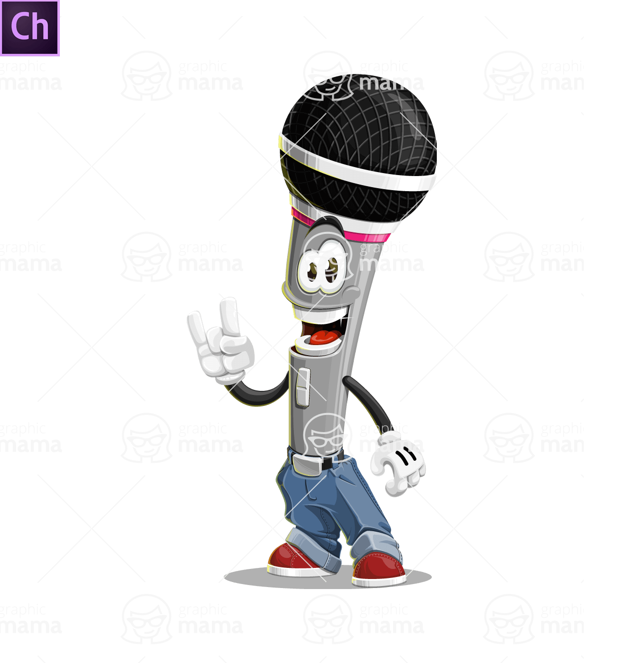 Mic Character Animator Puppet