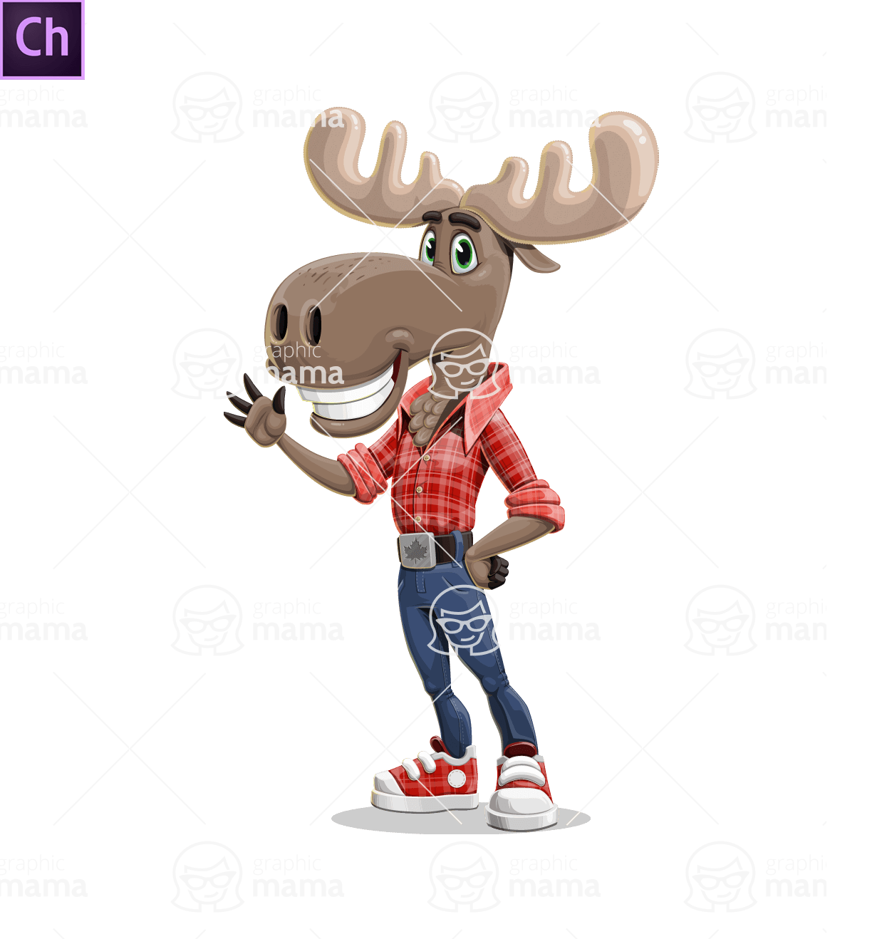 Deer Character Animator Puppet