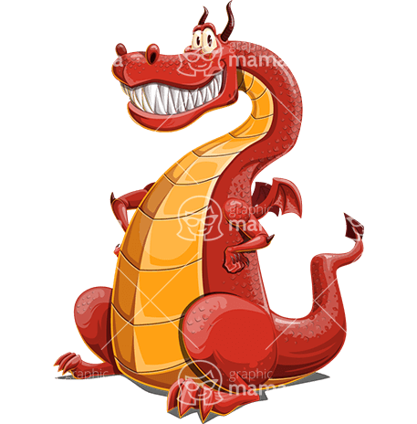 Big Red Dragon Character Animator Puppet