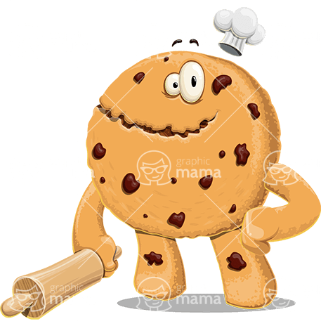 Chocolate Chip Cookie Character Animator Puppet