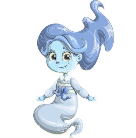 Cute Girl Ghost Character Animator Puppet