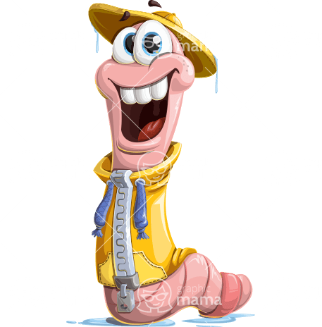 Worm Character Animator Puppet