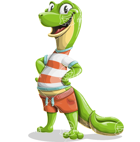 Funny Lizard Character Animator Puppet