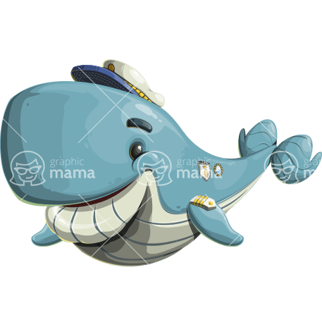 Whale Character Animator Puppet