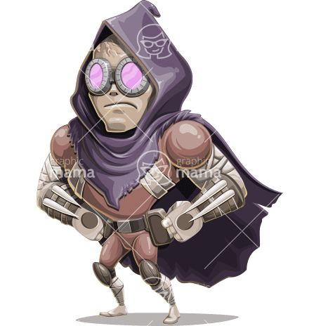 Creepy Superhero Villain Character Animator Puppet