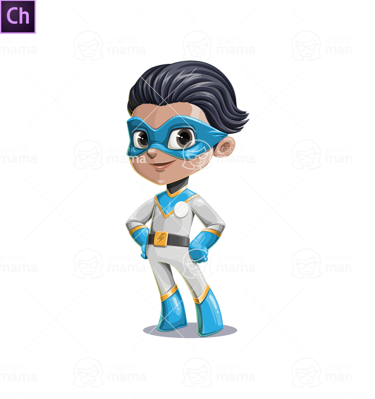 Little Superhero Boy Character Animator Puppet