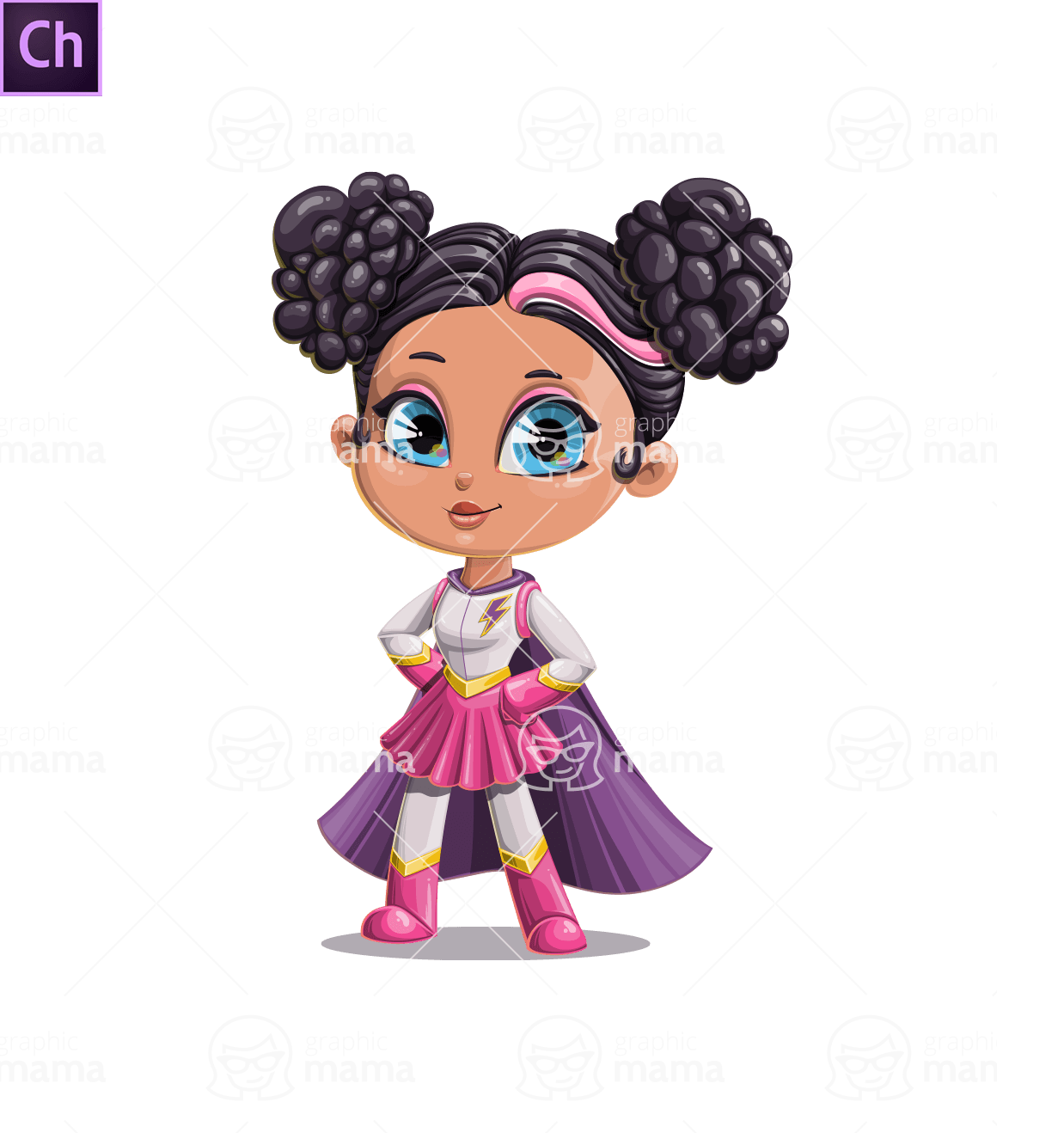 School Superhero Girl Puppet