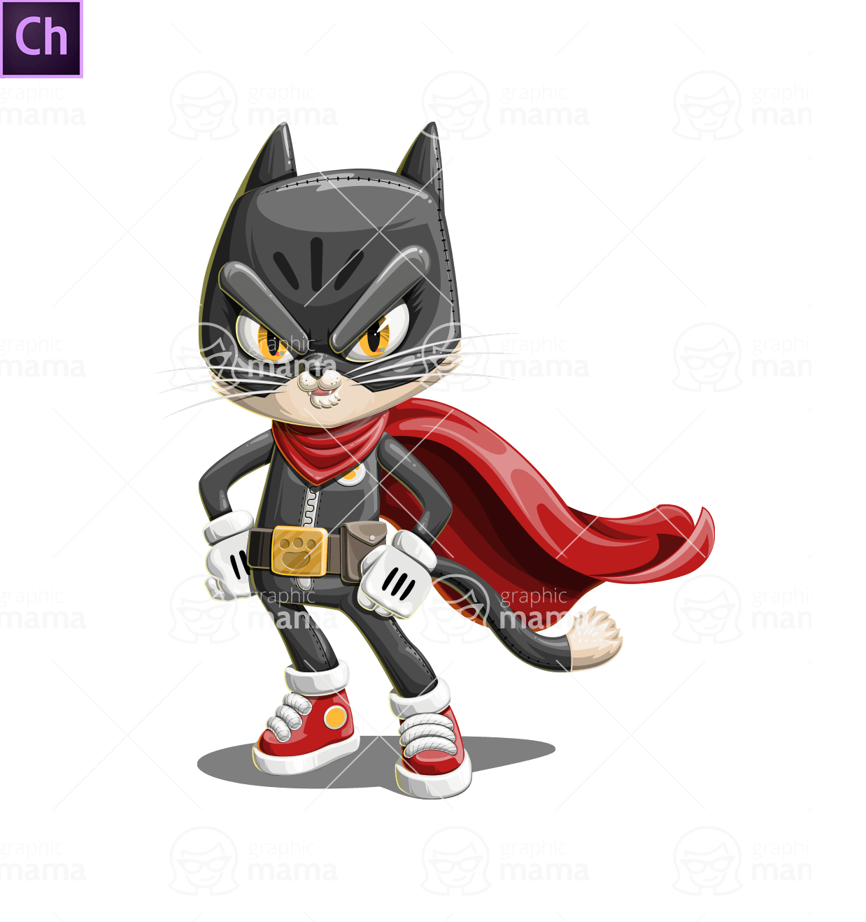 Smart Super Cat Character Animator Puppet