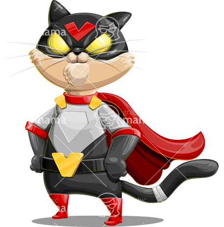 Cat Super Villain Character Animator Puppet