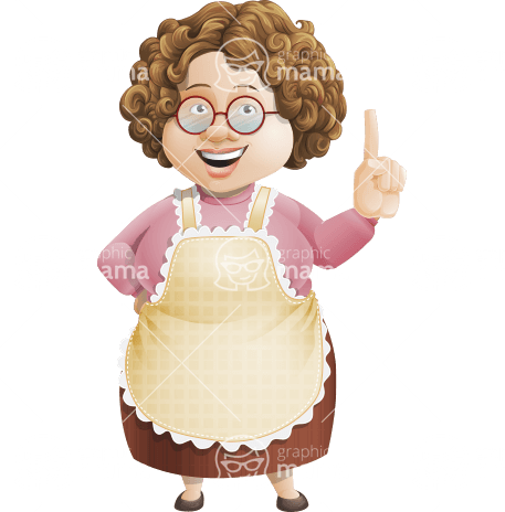 Grandma Cartoon Character Animator Puppet