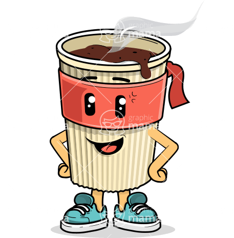 Cartoon Coffee Cup Character Animator Puppet