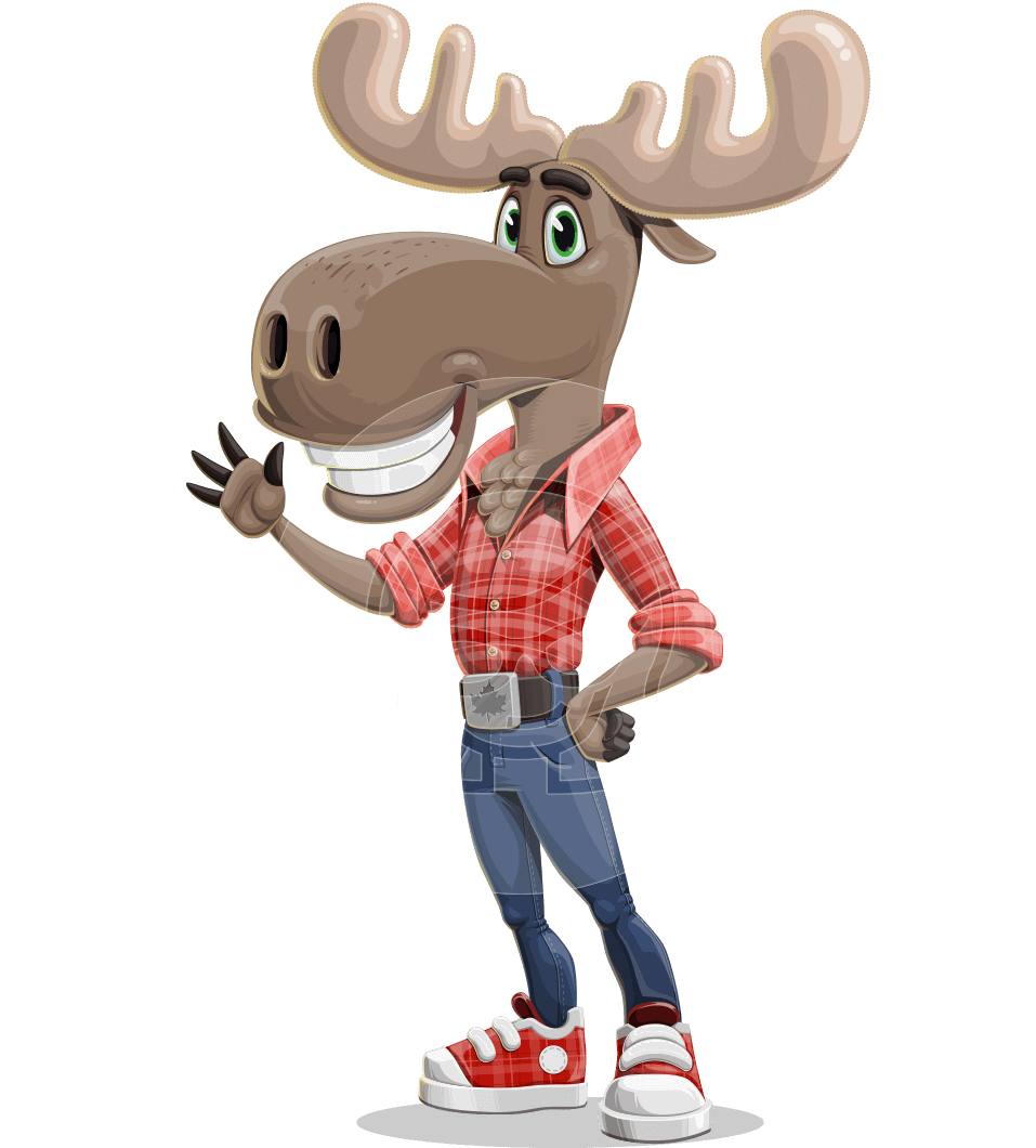 Cartoon Deer Character