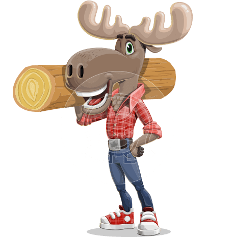 Cartoon Deer Character