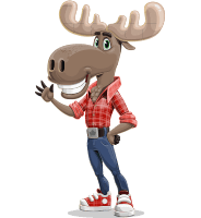 Cartoon Deer Character