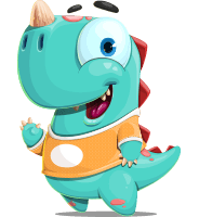 Little Dinosaur Cartoon Character