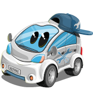 Mechanic Car Cartoon Character