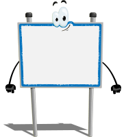 Cartoon Signage Character