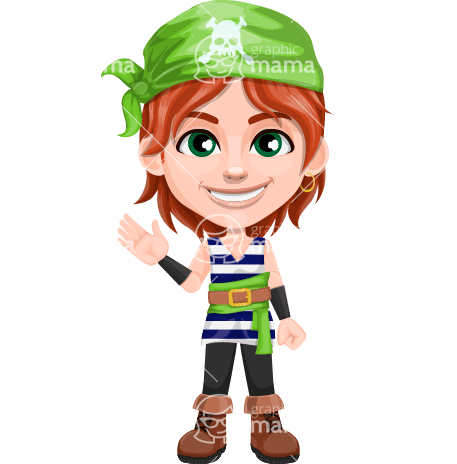 Little Pirate Kid Character Animator Puppet