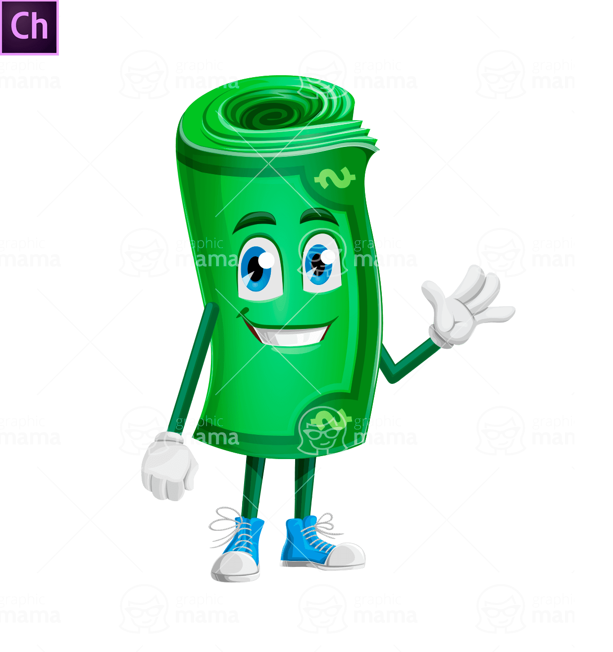 Money Character Animator Puppet Template