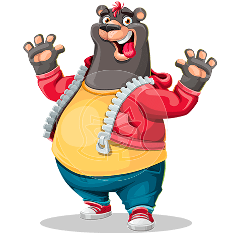 Cool Bear Cartoon