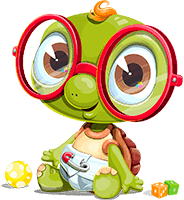 Little Turtle Cartoon Character