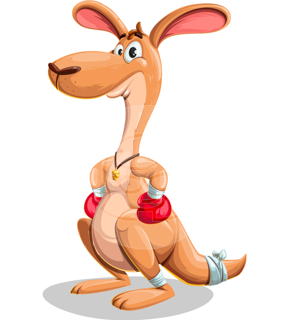 Kangaroo Cartoon Character