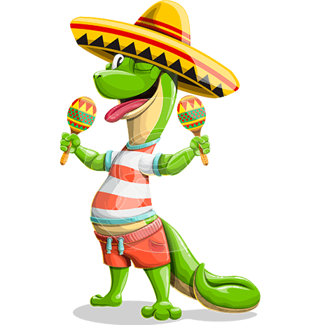 Lizard Cartoon Character