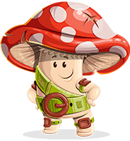 Mushroom Cartoon Character