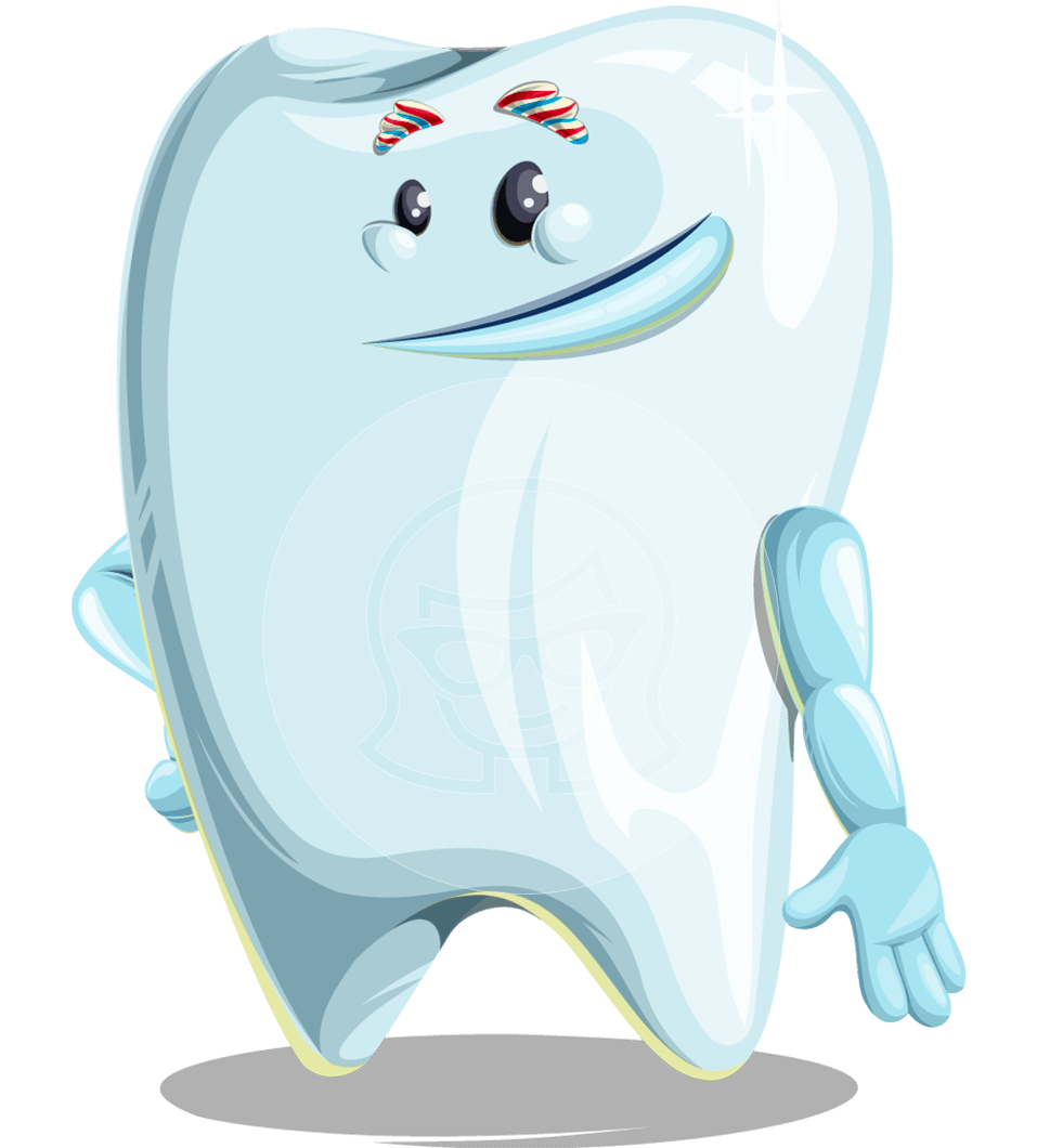 Tooth Cartoon Character