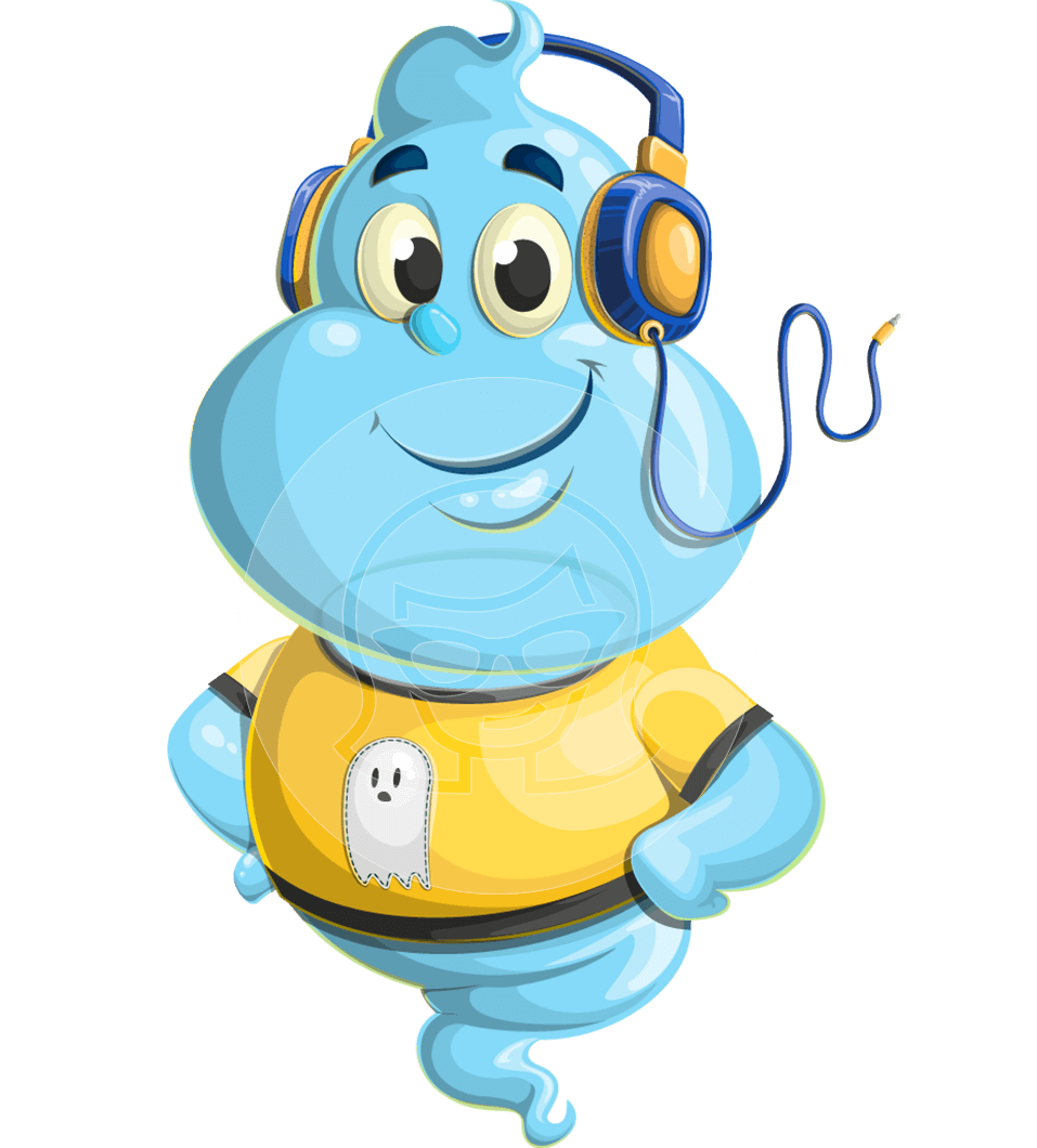 Ghost Cartoon Character