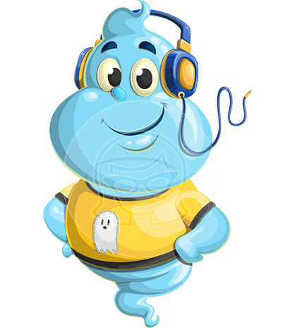 Ghost Cartoon Character