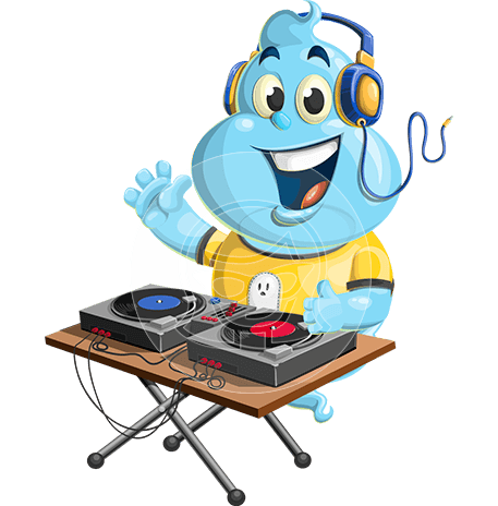 Ghost Cartoon Character