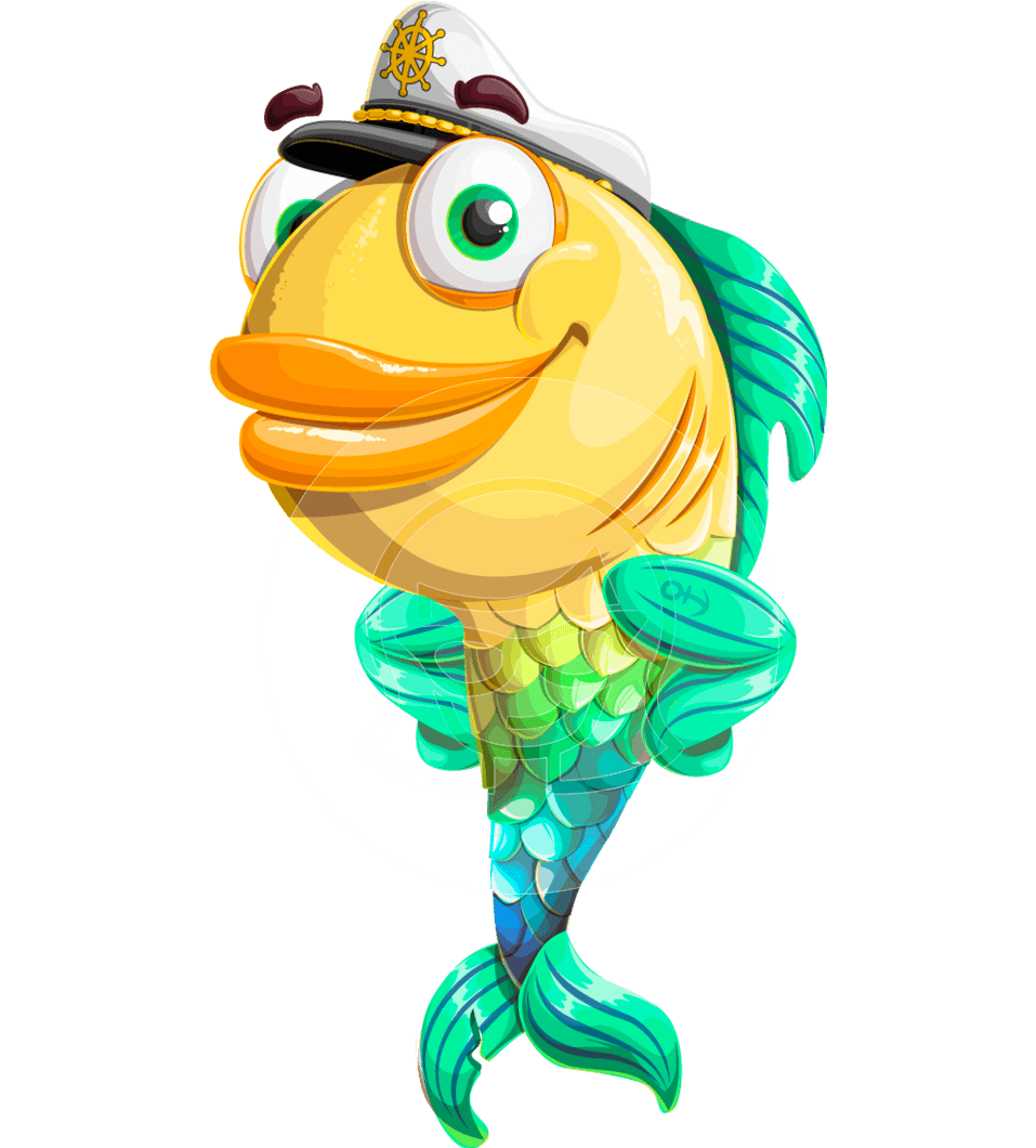 Fish Cartoon Character