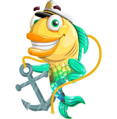 Fish Cartoon Character