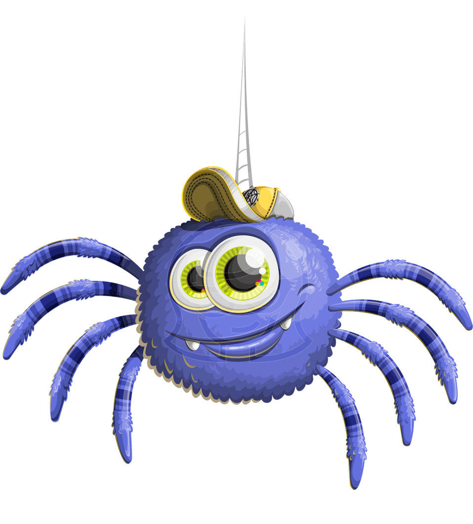 Spider Cartoon Character