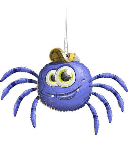 Spider Cartoon Character