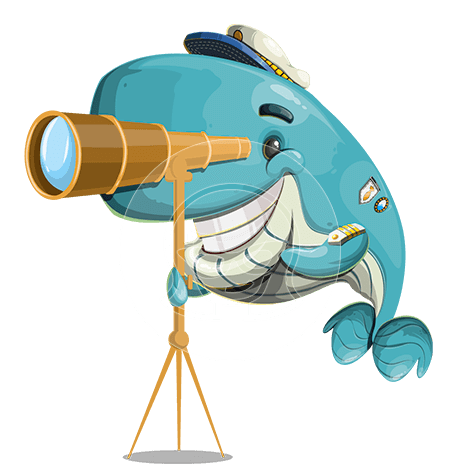 Whale Cartoon Character