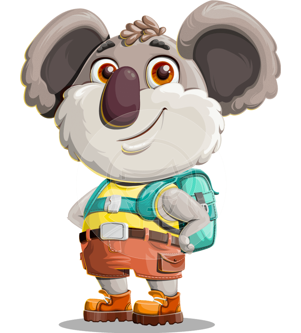 Koala Cartoon Character