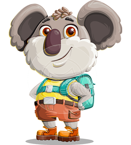 Koala Cartoon Character