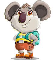 Koala Cartoon Character