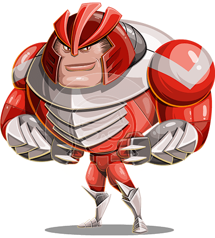 Big Super Villain Cartoon Character